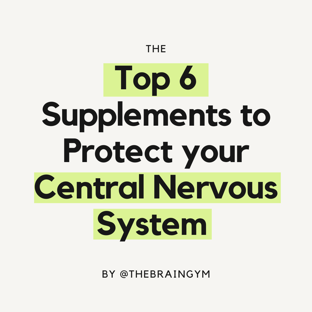 Supplements: The Key to Safeguarding Your Central Nervous System During Exercise